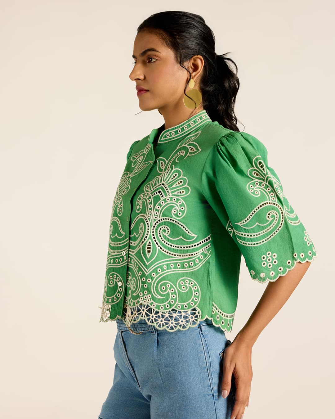 Green Hermione Short Top