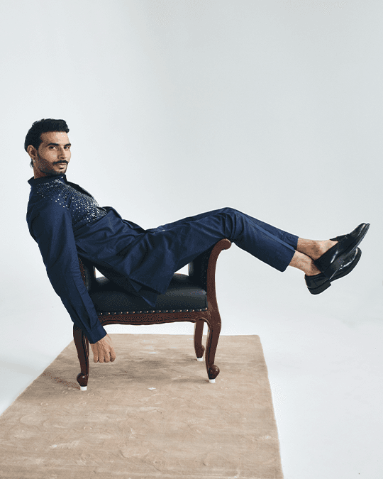 Blue Trouser Style Pajama