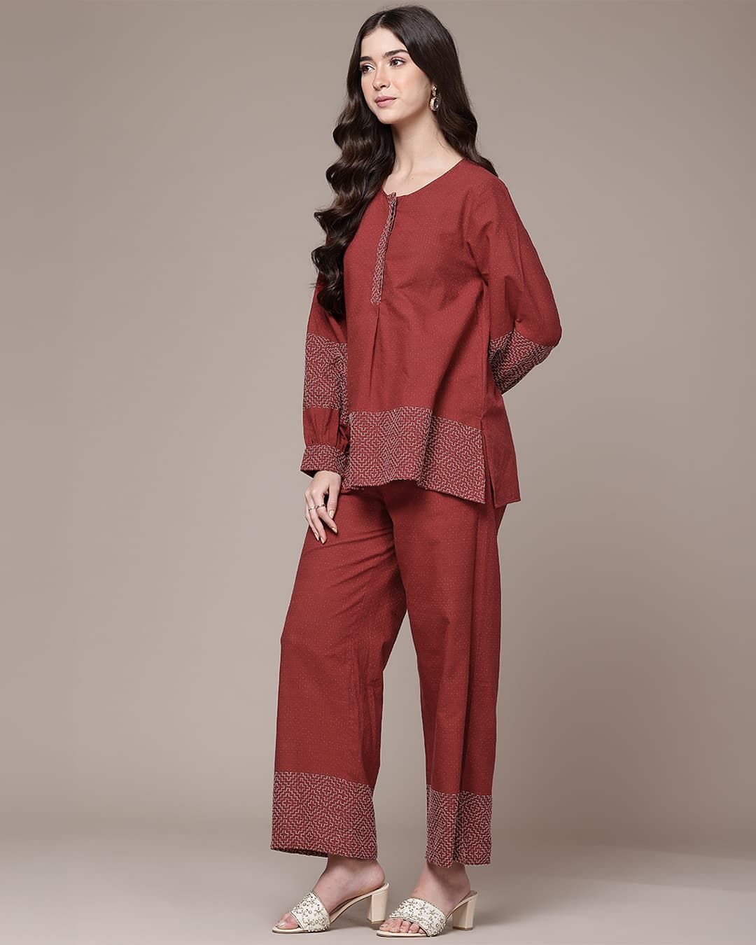 Red Syeta Co-Ord Set