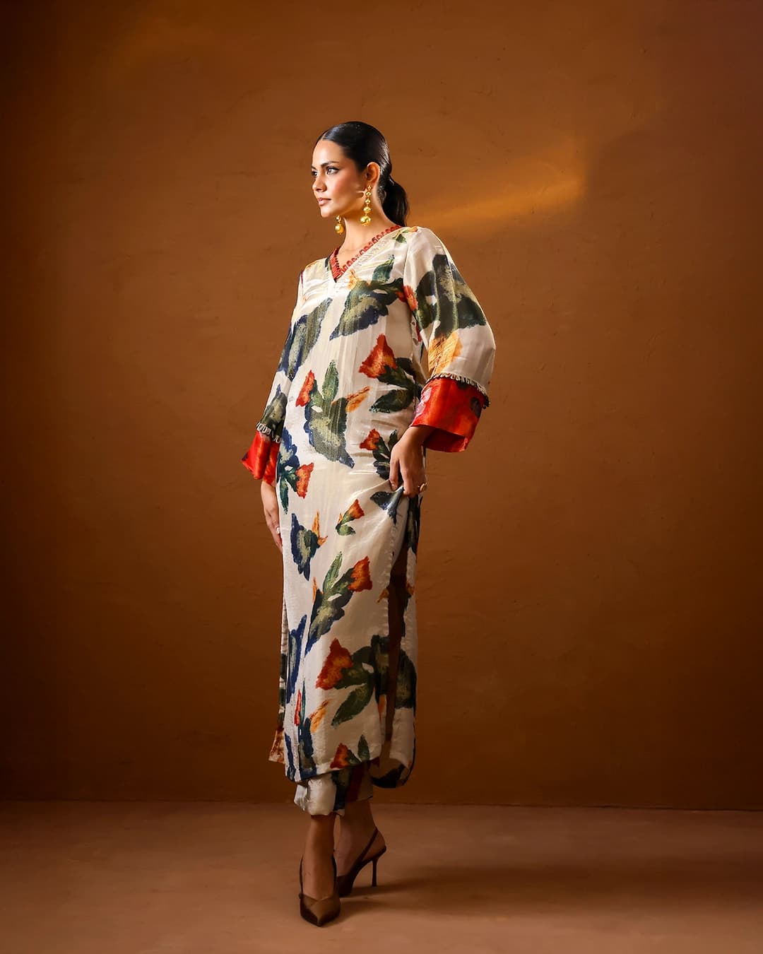 Pardesi Tissue Kurta set