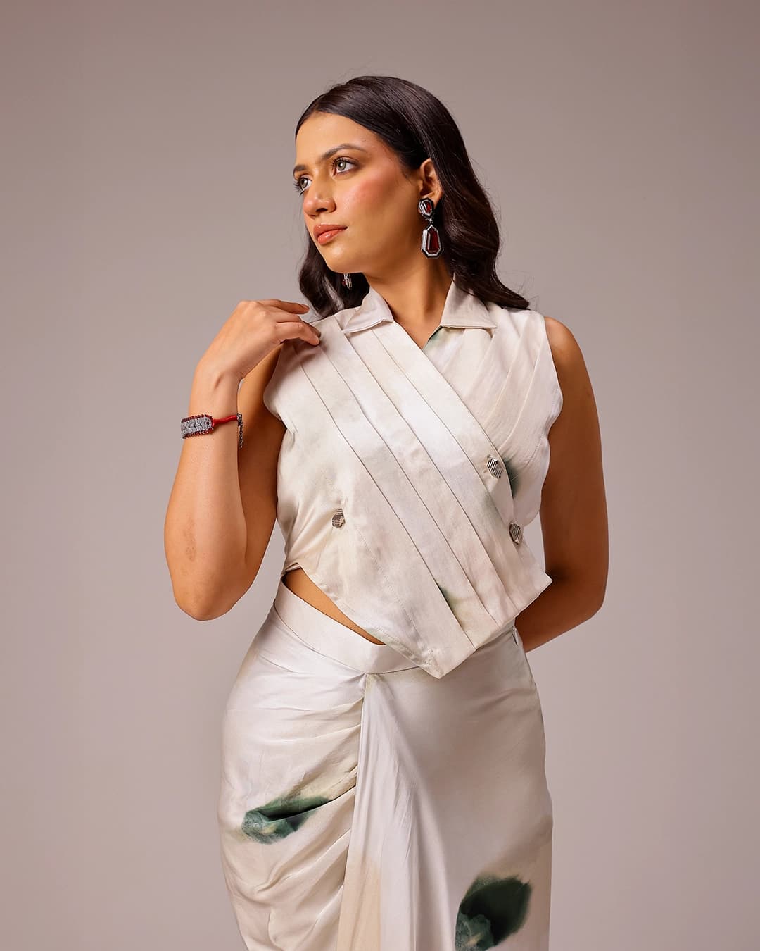 Magnolia Draped Skirt Set
