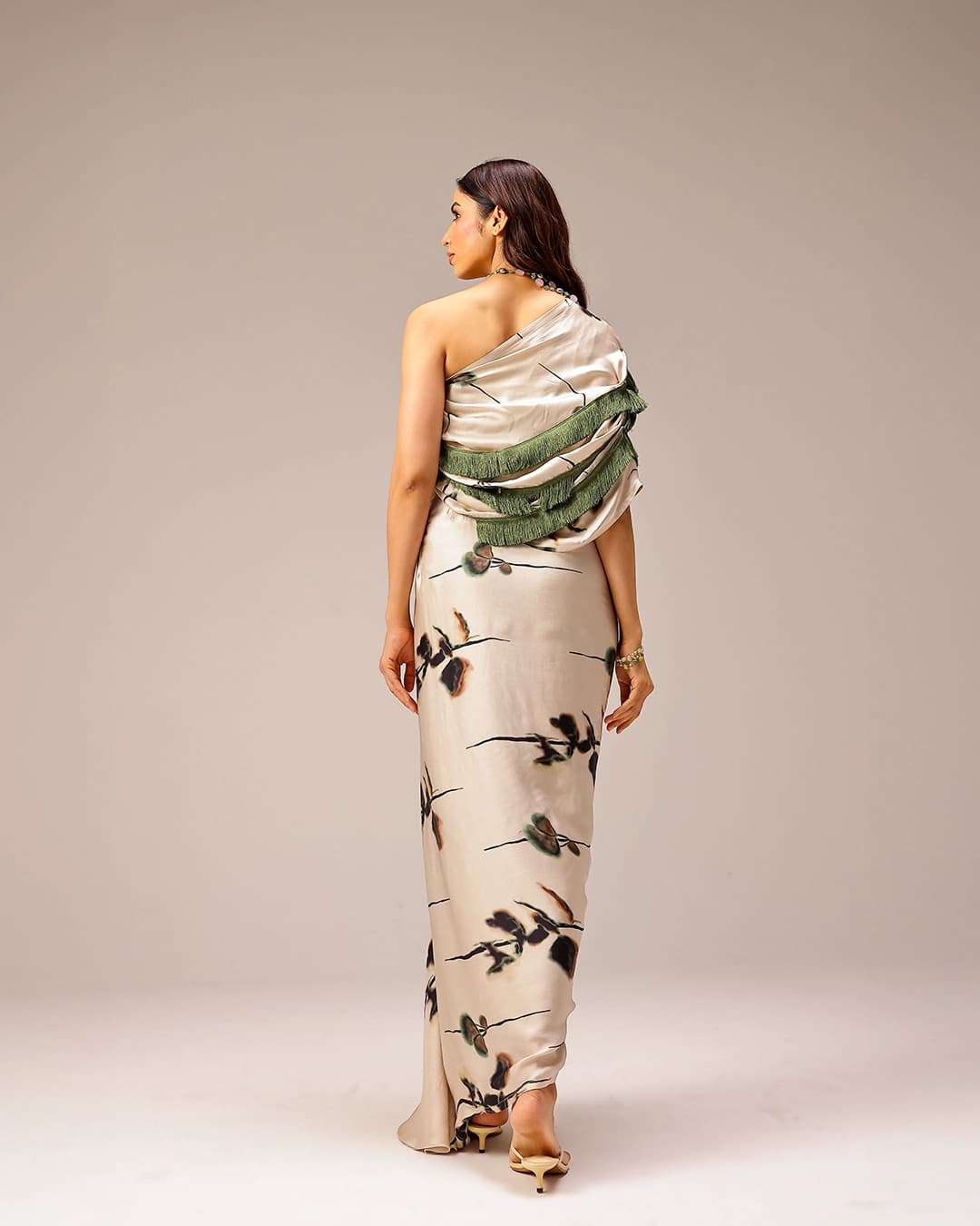 Eden One-Shoulder Gown
