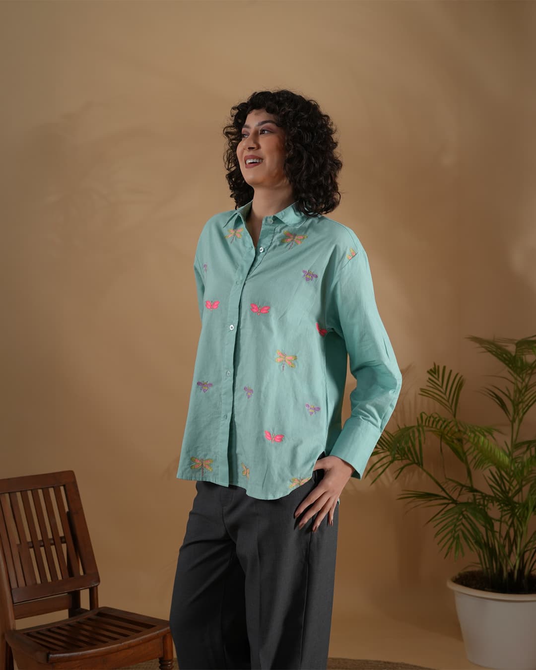 Shirt Big Bug Mint