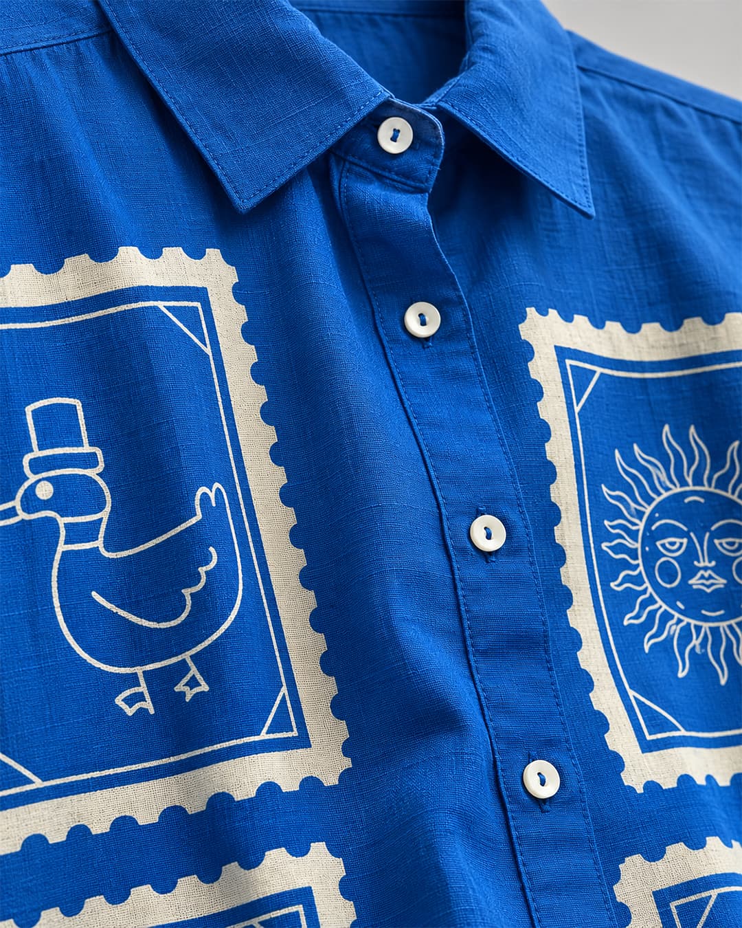 Shirt Summer Sun Blue