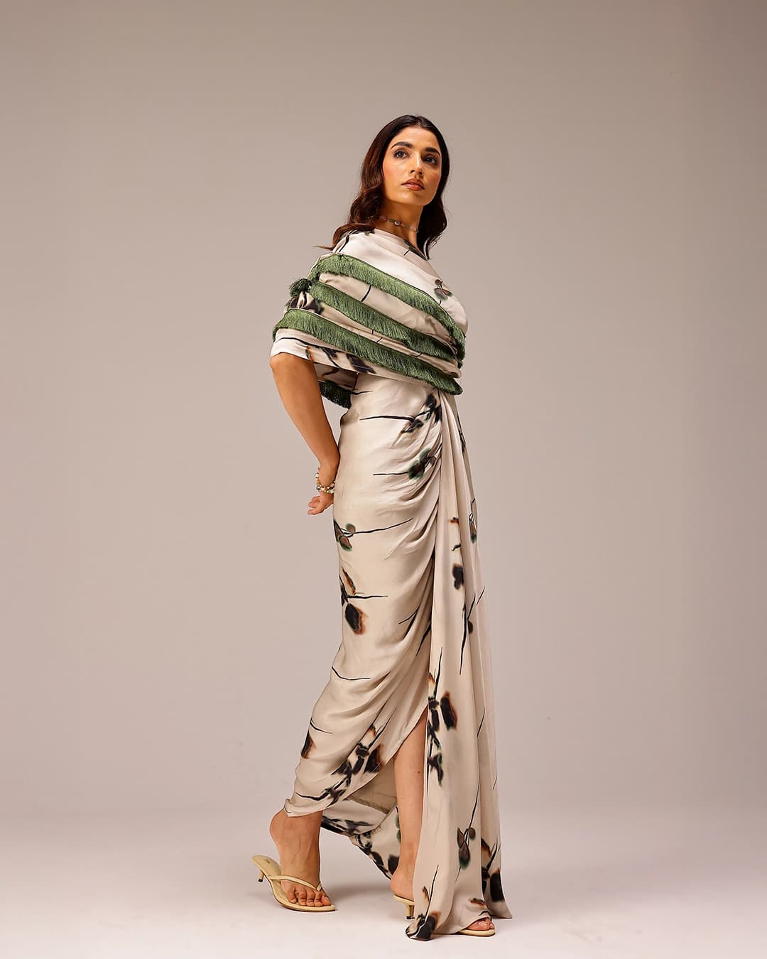 Eden One-Shoulder Gown