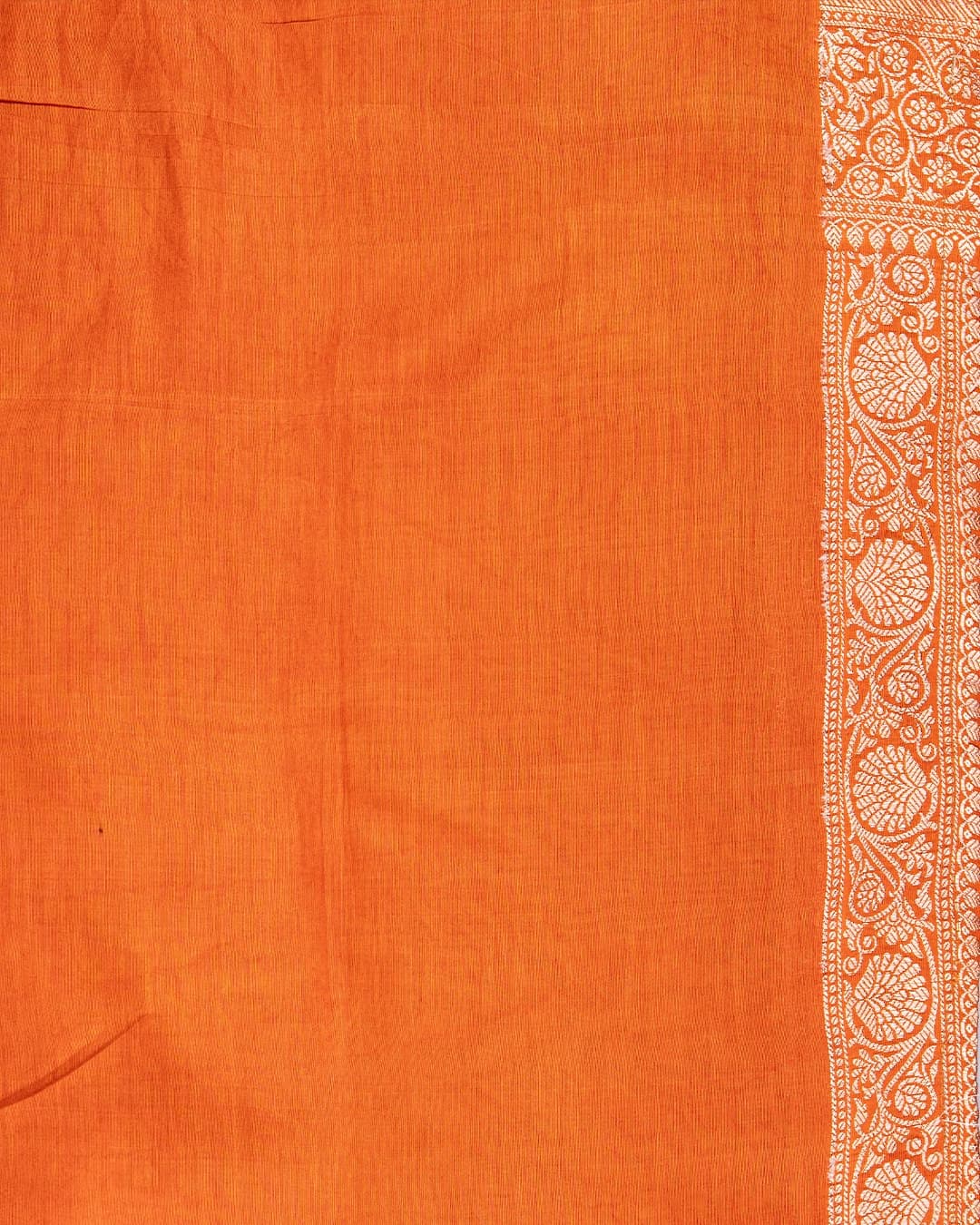 Orange Pure monga banarasi handloom saree