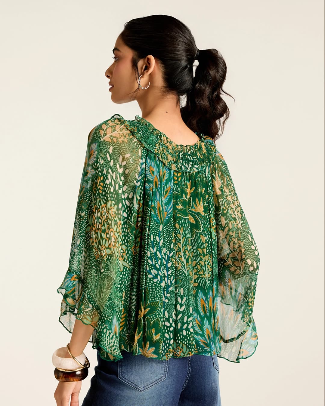 Green Angelique Short Top