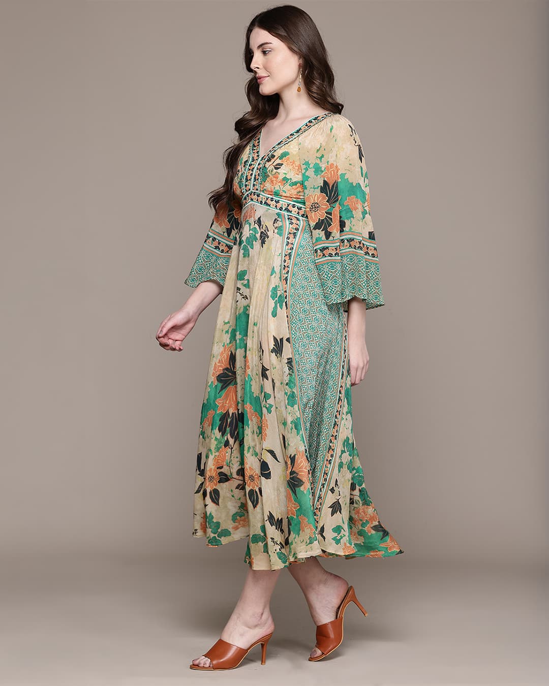 Green Tamannah Long Dress