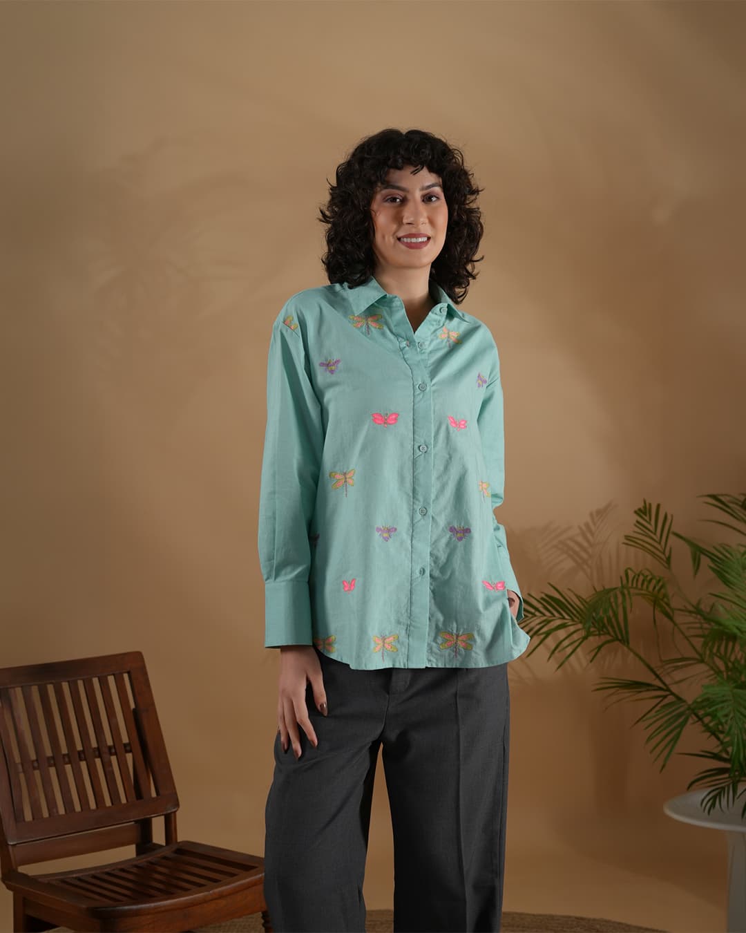 Shirt Big Bug Mint