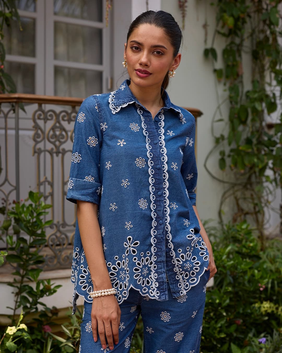 Anvie Denim Co-ord Set
