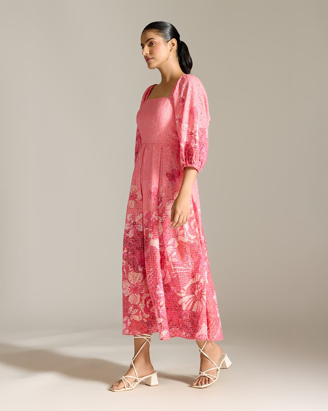 Pink Alicia Long Dress