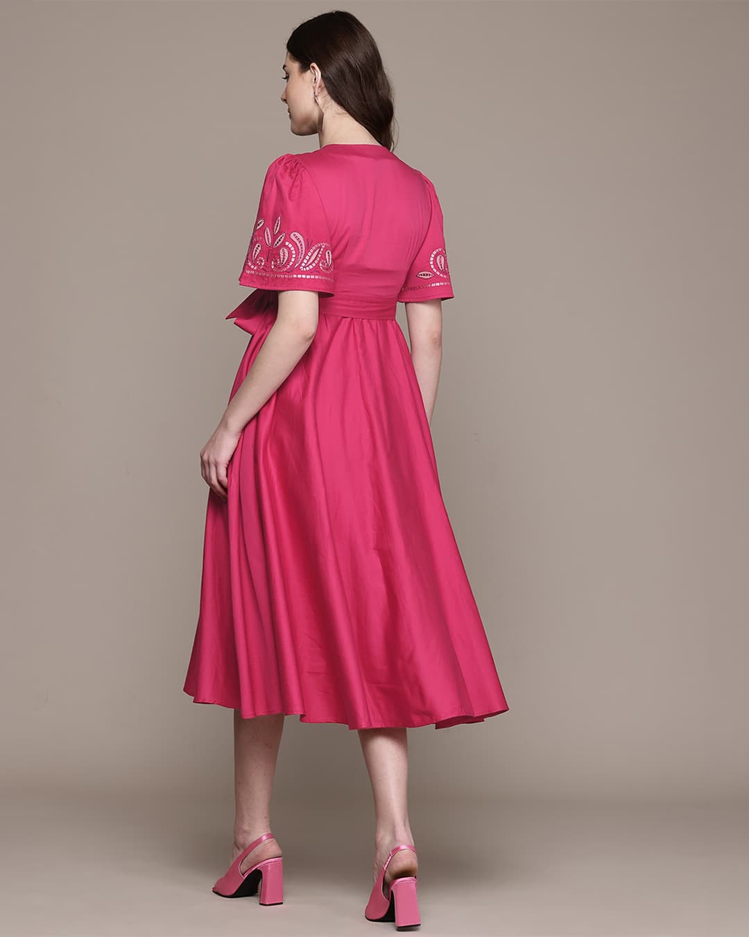 Fuschia Zelda Long Dress