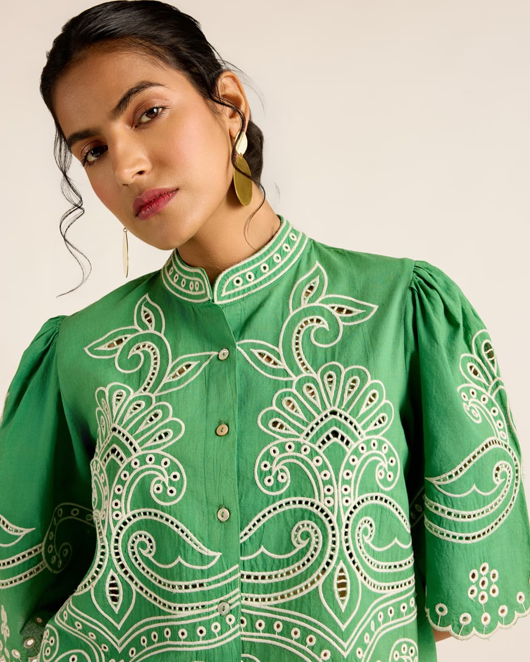Green Hermione Short Top