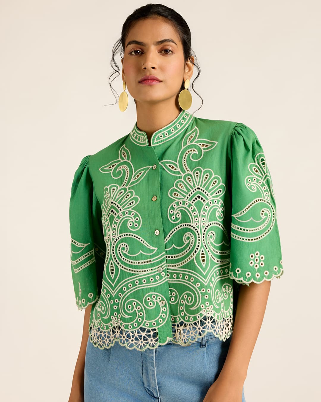 Green Hermione Short Top
