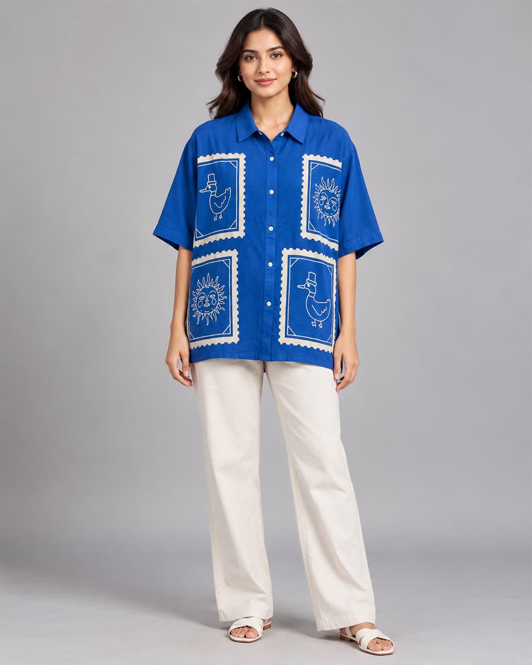 Shirt Summer Sun Blue