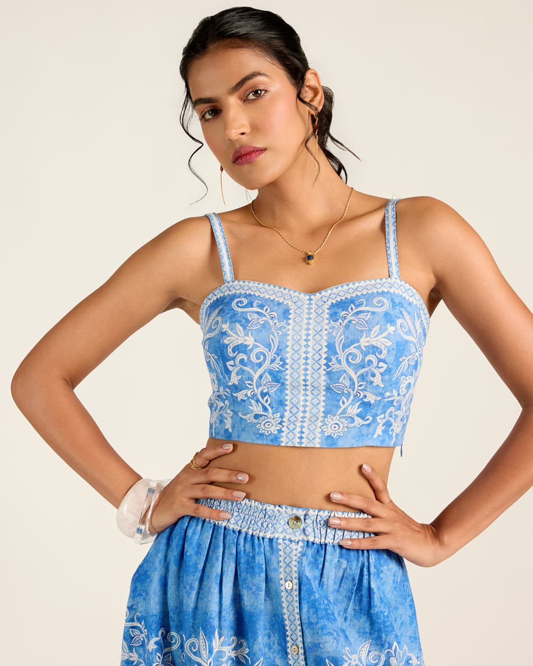 Blue Edwin Cord Set