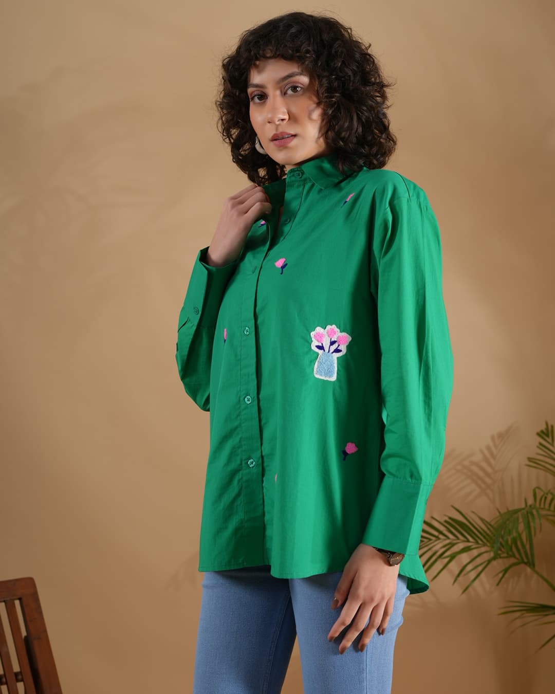 Shirt Flowerpot Green