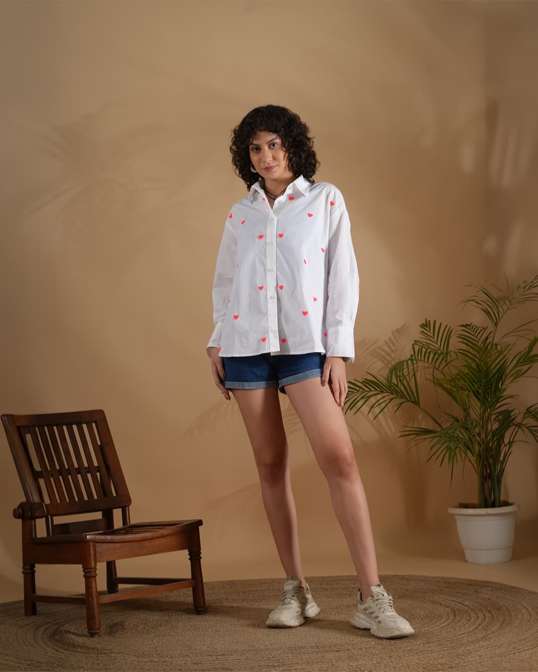 Shirt Heart White