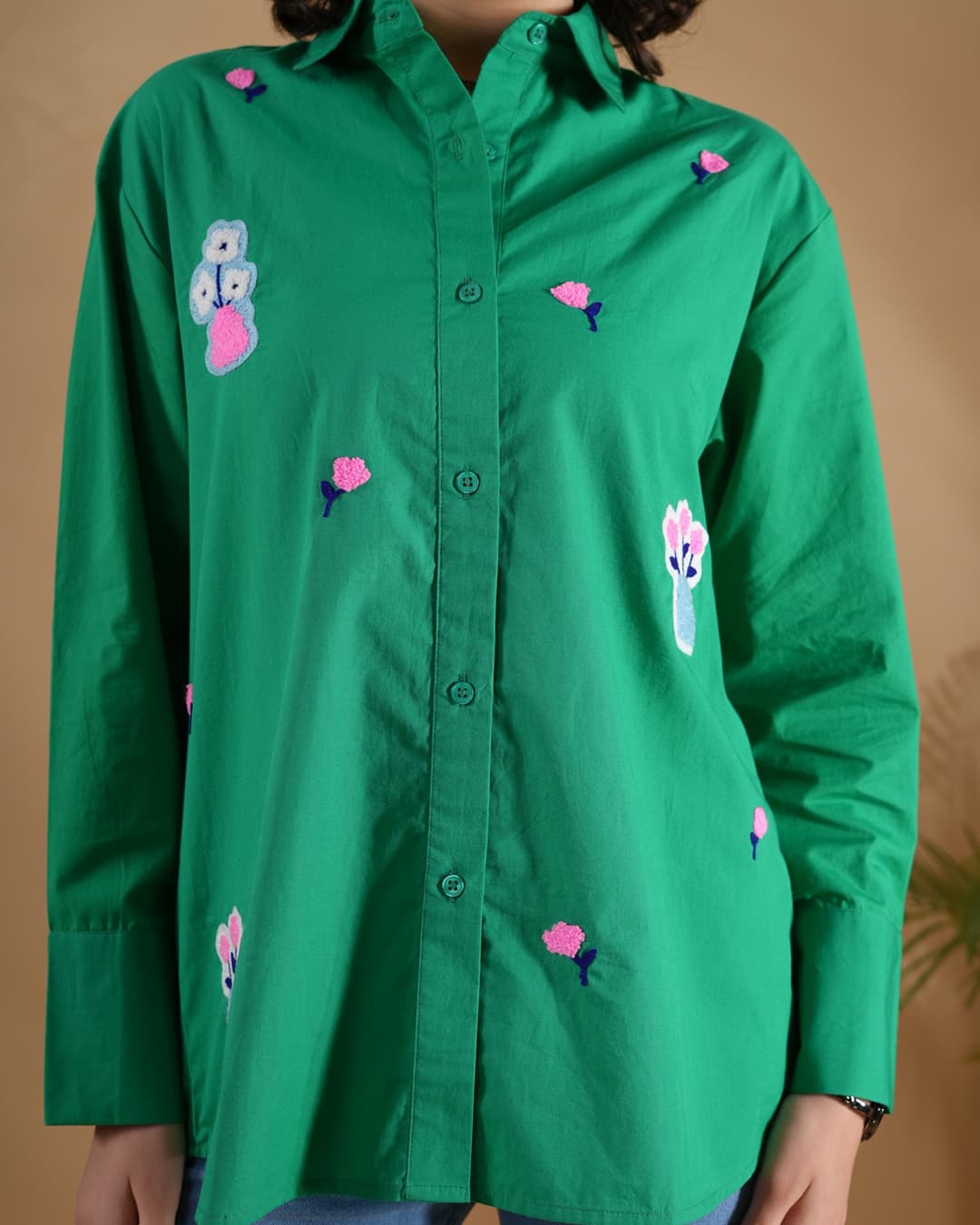 Shirt Flowerpot Green