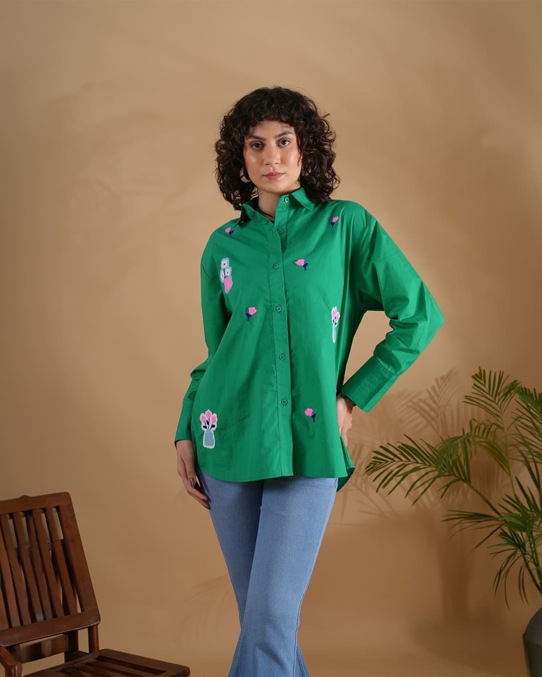 Shirt Flowerpot Green