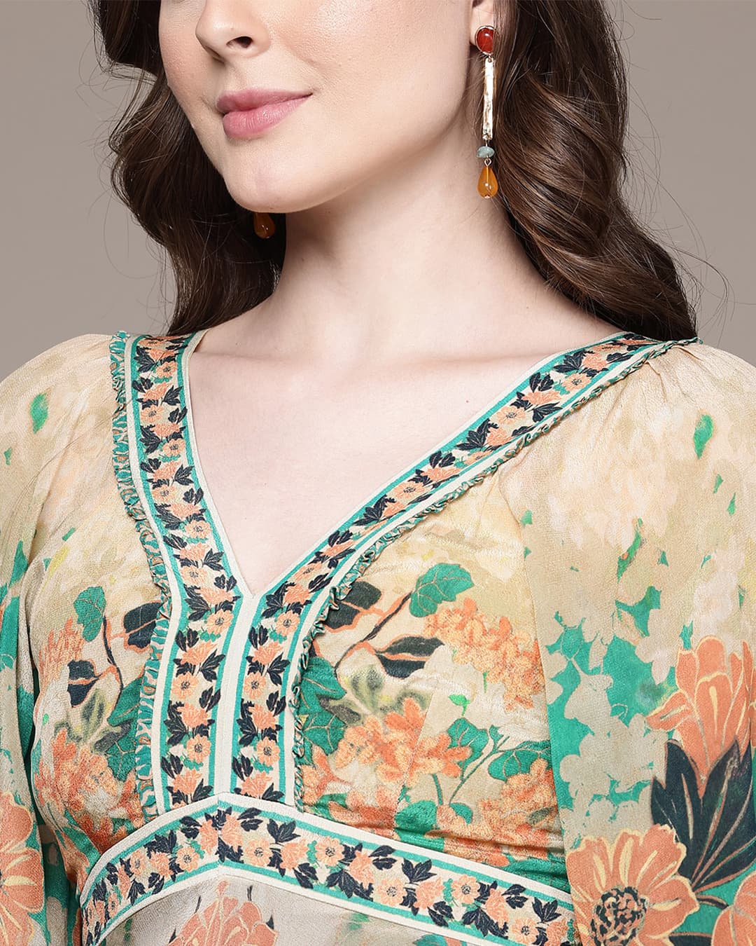 Green Tamannah Long Dress