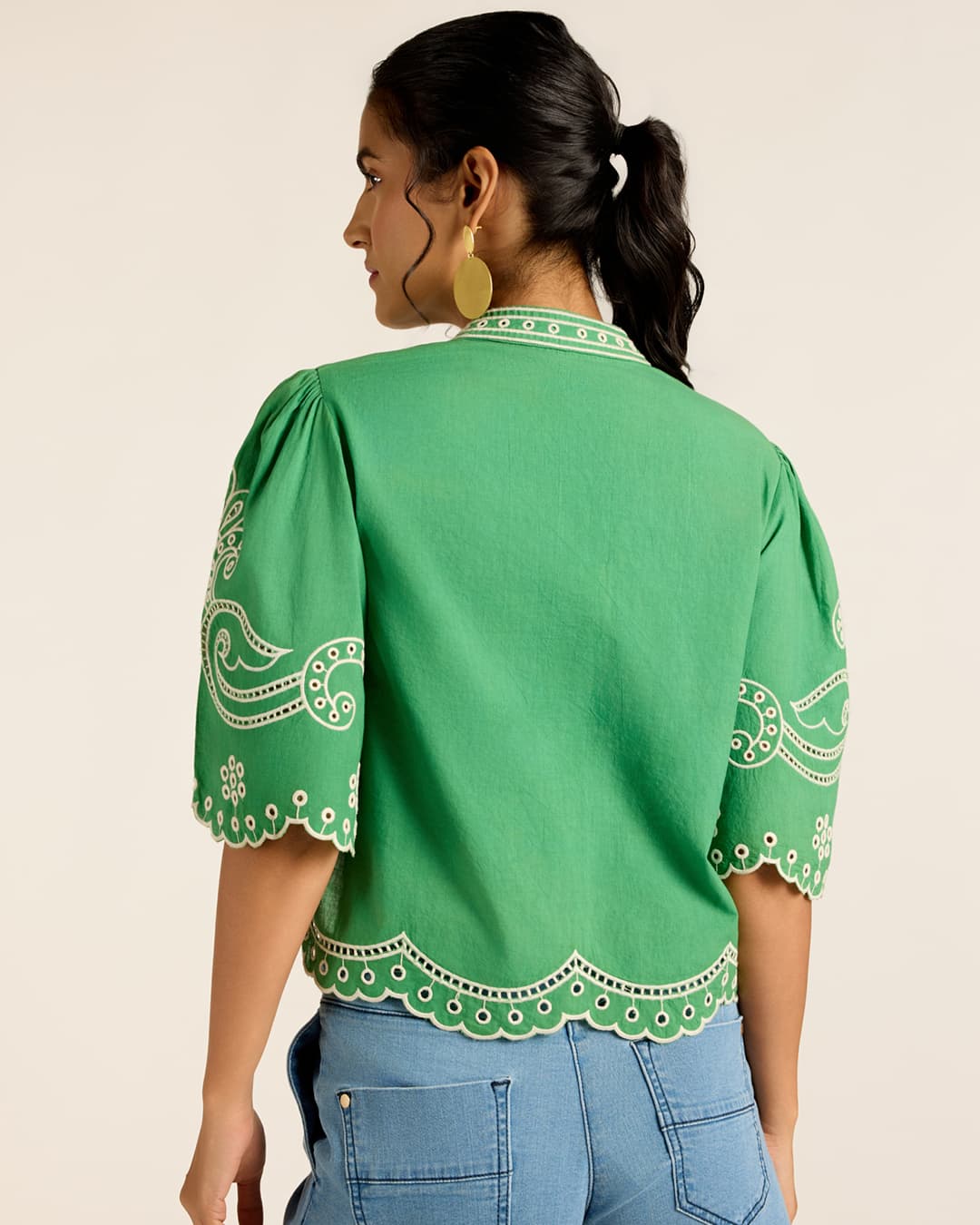 Green Hermione Short Top