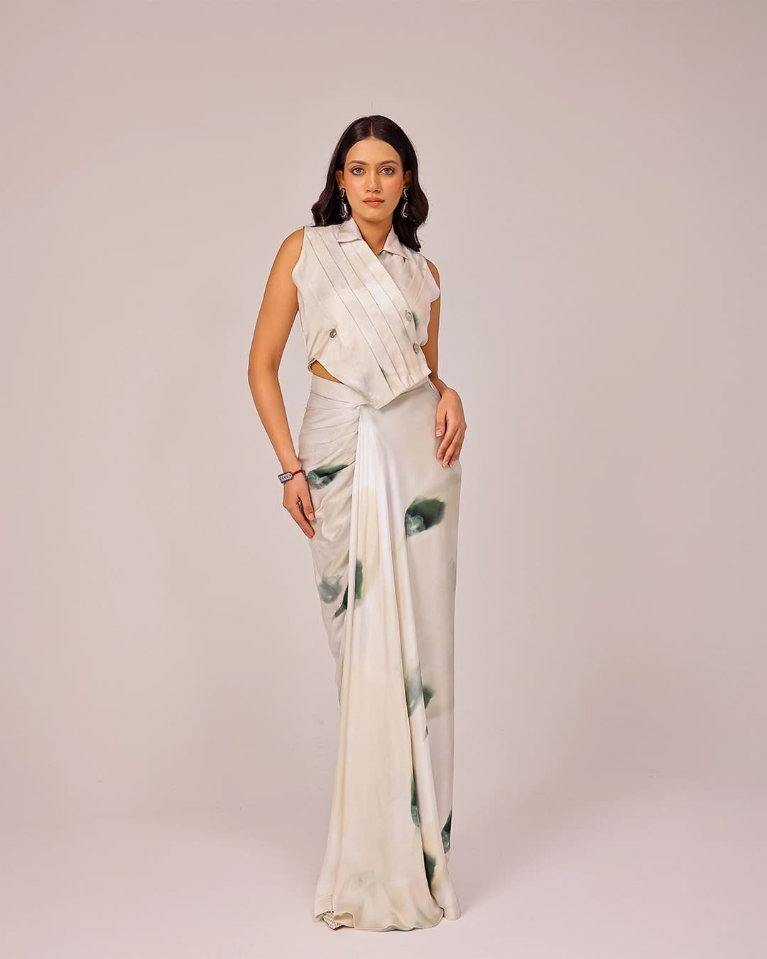 Magnolia Draped Skirt Set