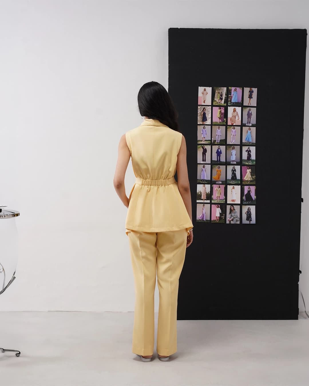 Crystal Drop Co-ord Set (Butter Yellow)