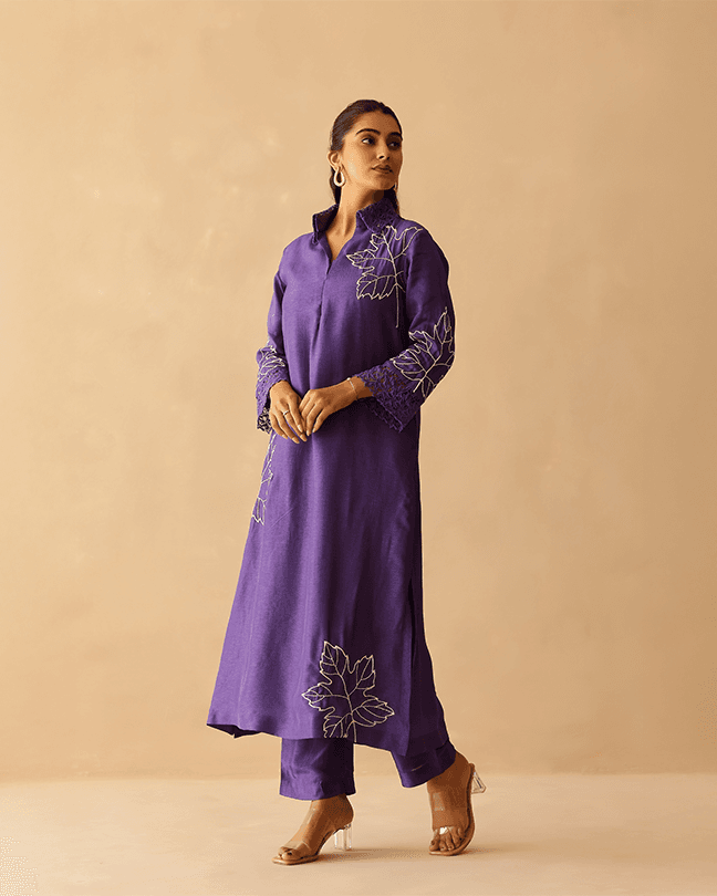 Purple Blossom Tunic set ( Set of 2 )