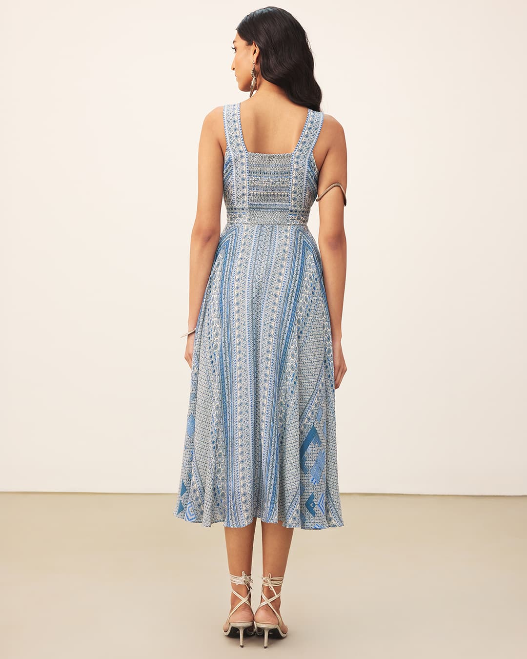 Blue Alifia Long Dress