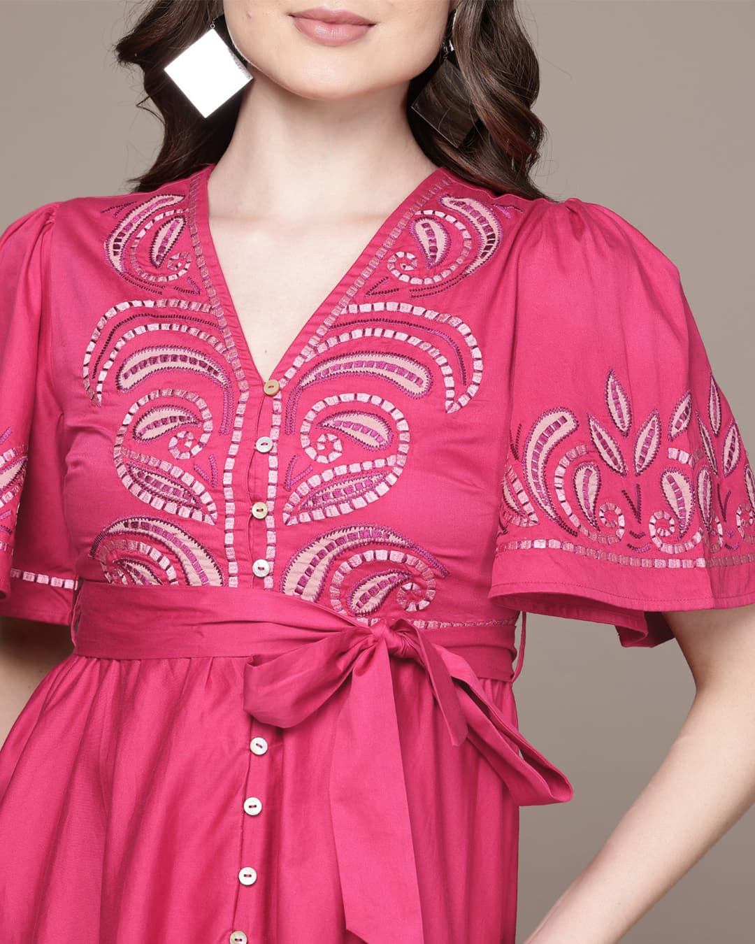Fuschia Zelda Long Dress